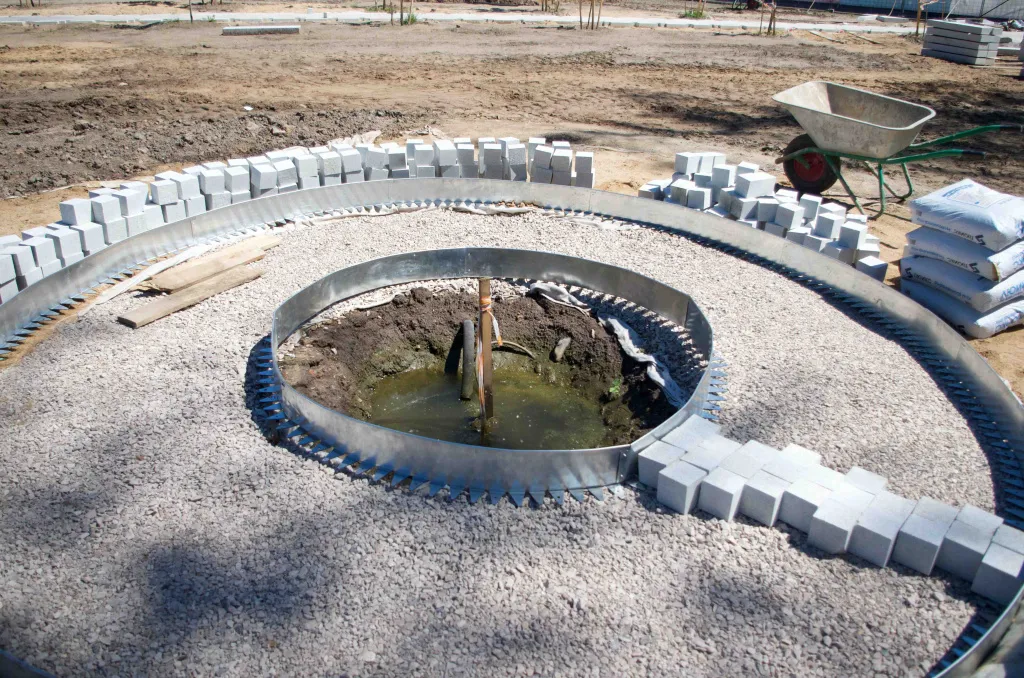 Гибкий металлический бордюр