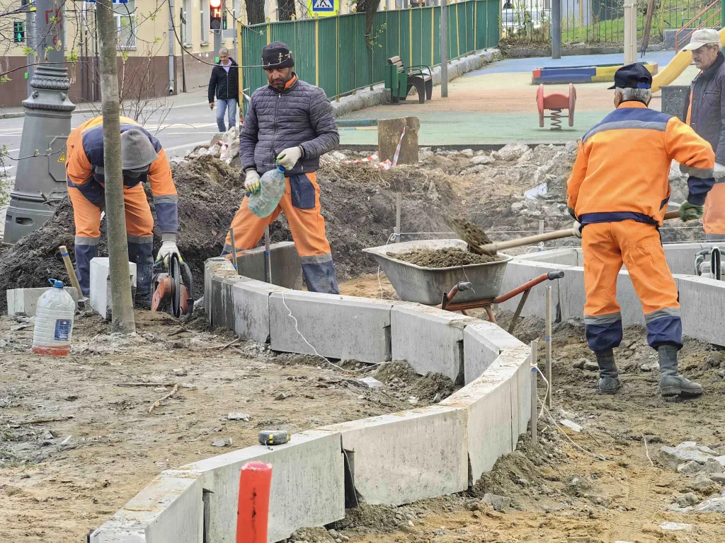 Сложная геометрия с бетоном